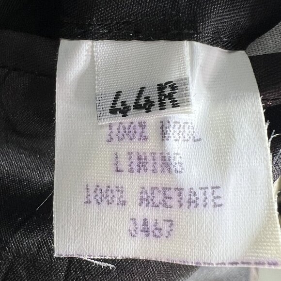 Gianfranco Ruffin Italy Mens 44R Wool Olive Green Houndstooth Blazer Timeless - Picture 13 of 15